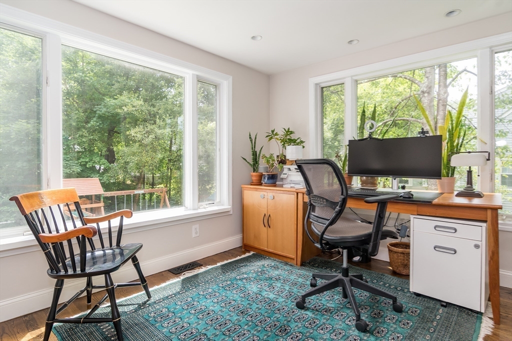 29 Brookfield Road Wellesley, MA 02481 - Photo 8 of 23 a view of a workspace with furniture and a window