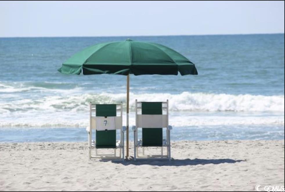 12 Chapin Circle Myrtle Beach, SC 29572 - Photo 32 of 39 View of water feature featuring a view of the beach