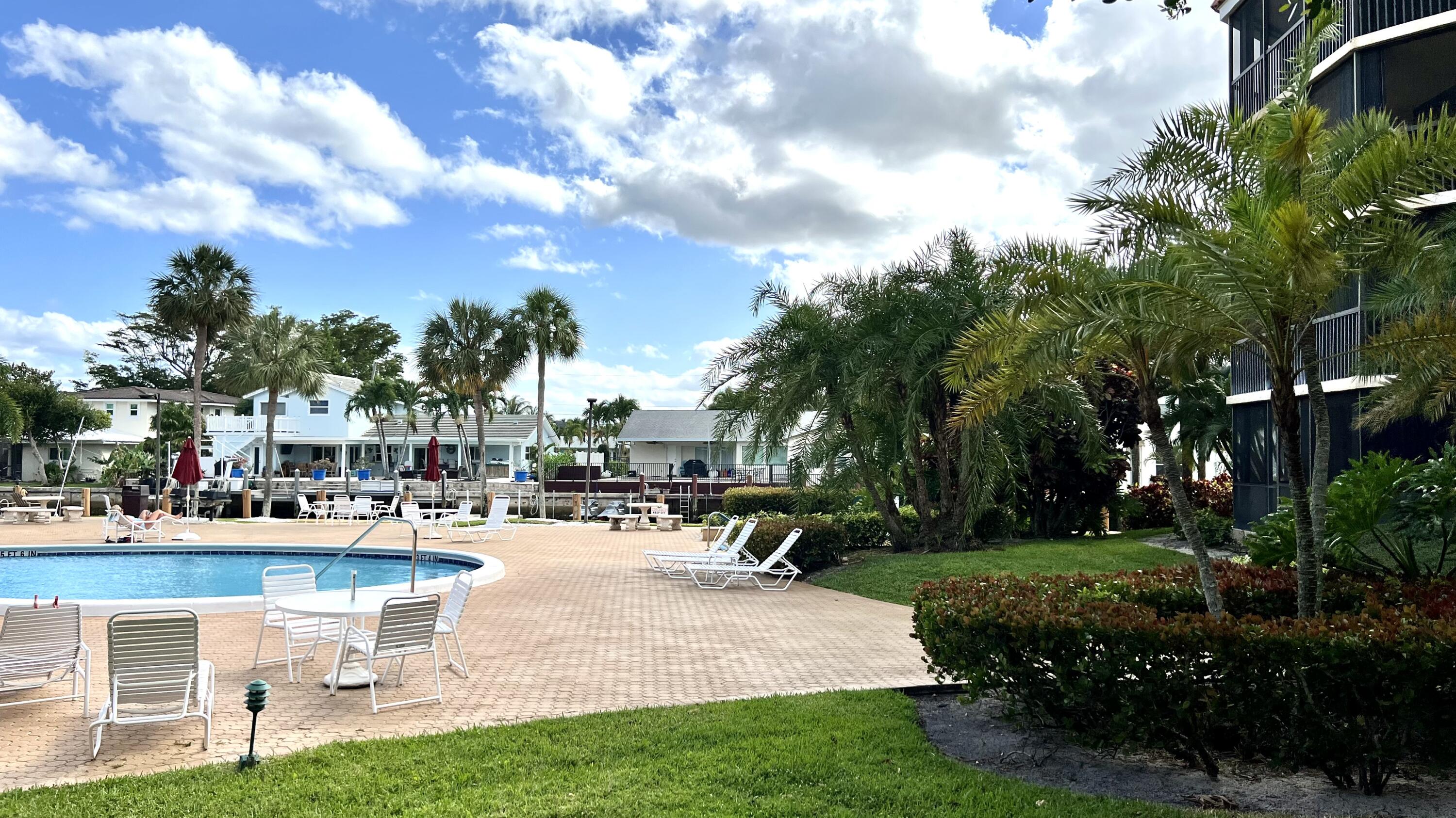 800 Jeffery Street, Unit 109 Boca Raton, FL 33487 - Photo 22 of 43 Dock and Pool views