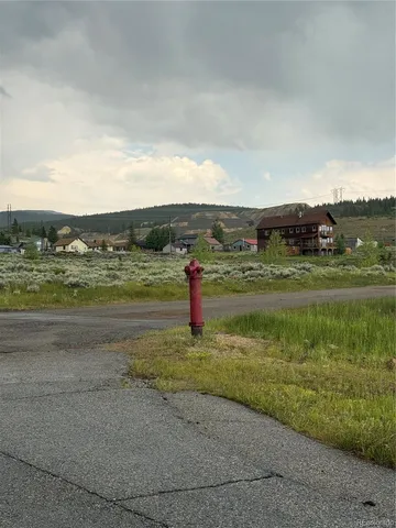 a view of a lake with a big yard