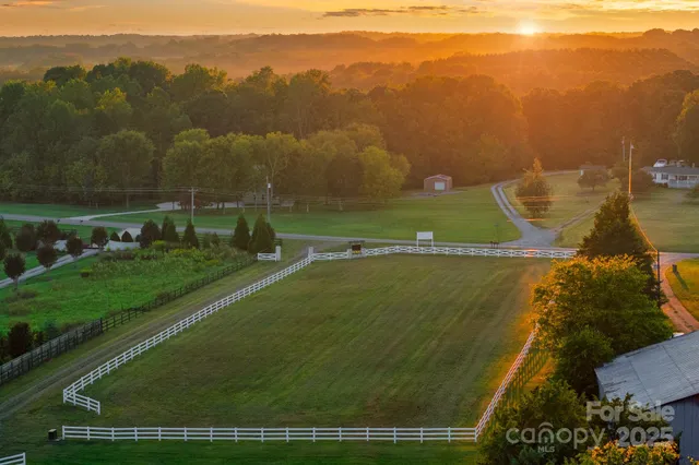 an aerial view of a football ground