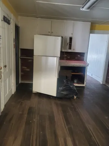 a view of a room with door