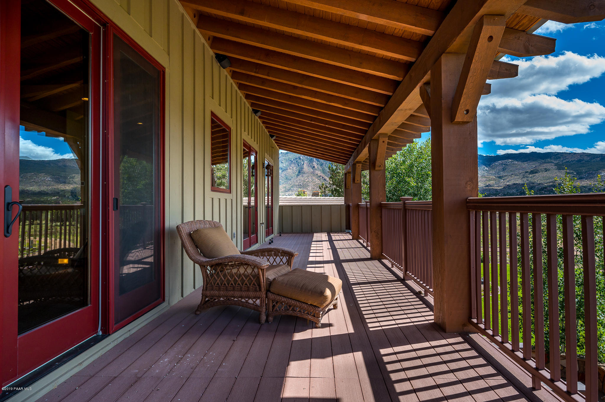 9120 North American Ranch Road Prescott, AZ 86305 - Photo 29 of 66 a view of balcony with wooden floor