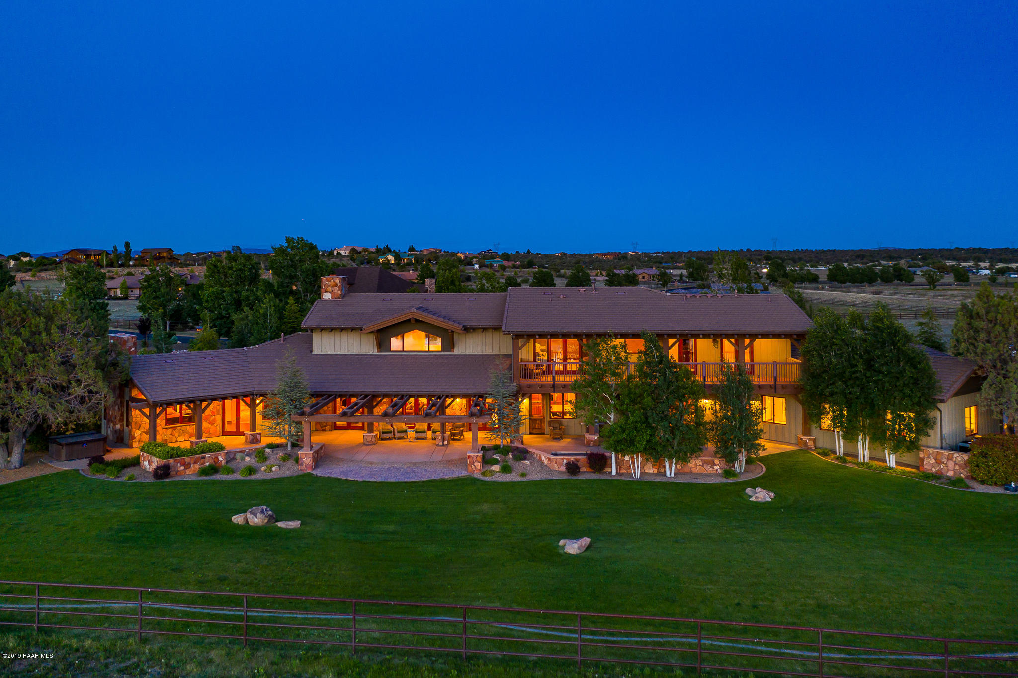 9120 North American Ranch Road Prescott, AZ 86305 - Photo 37 of 66 a view of a swimming pool with a yard