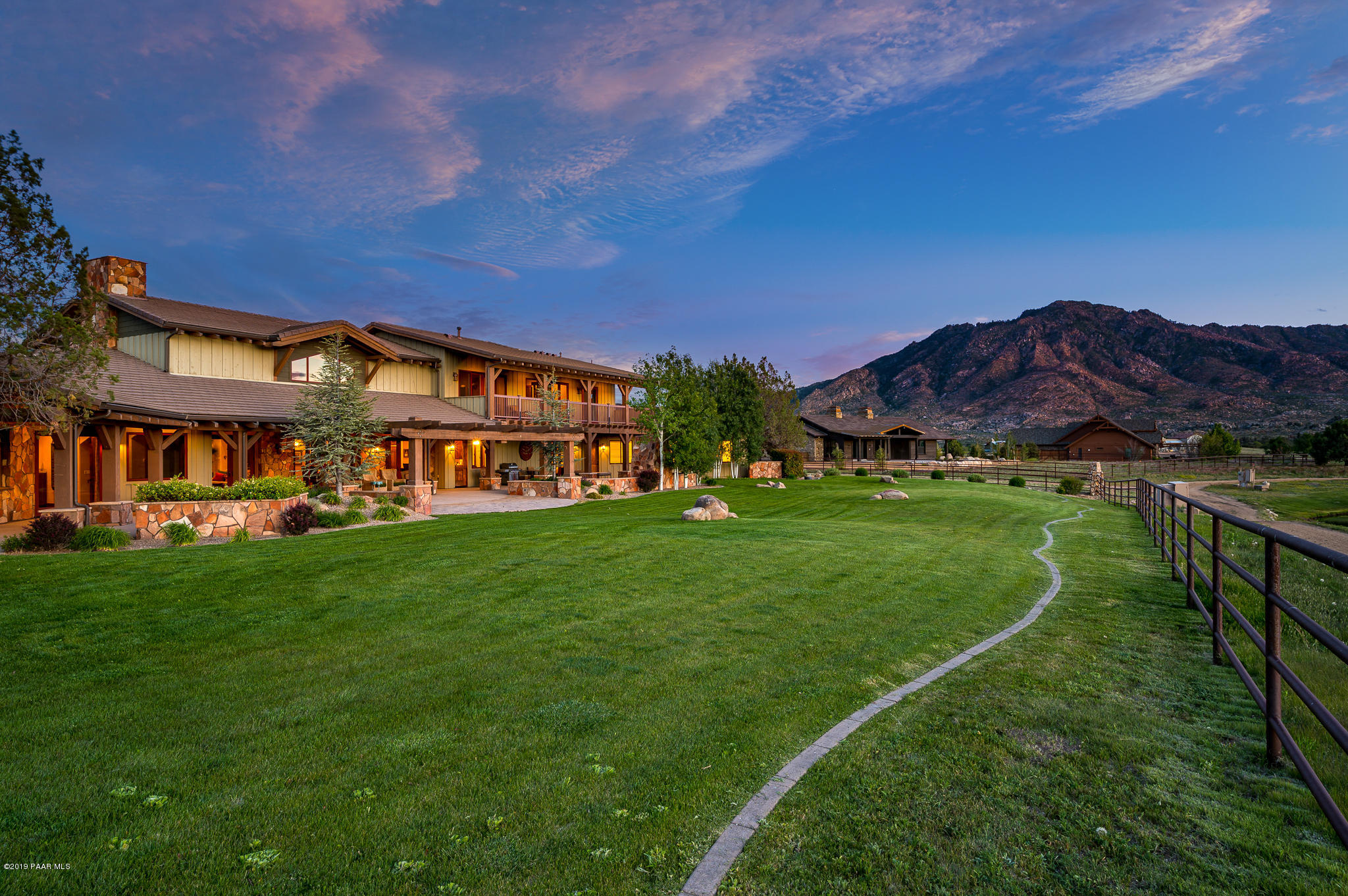 9120 North American Ranch Road Prescott, AZ 86305 - Photo 38 of 66 a view of a house with a big yard