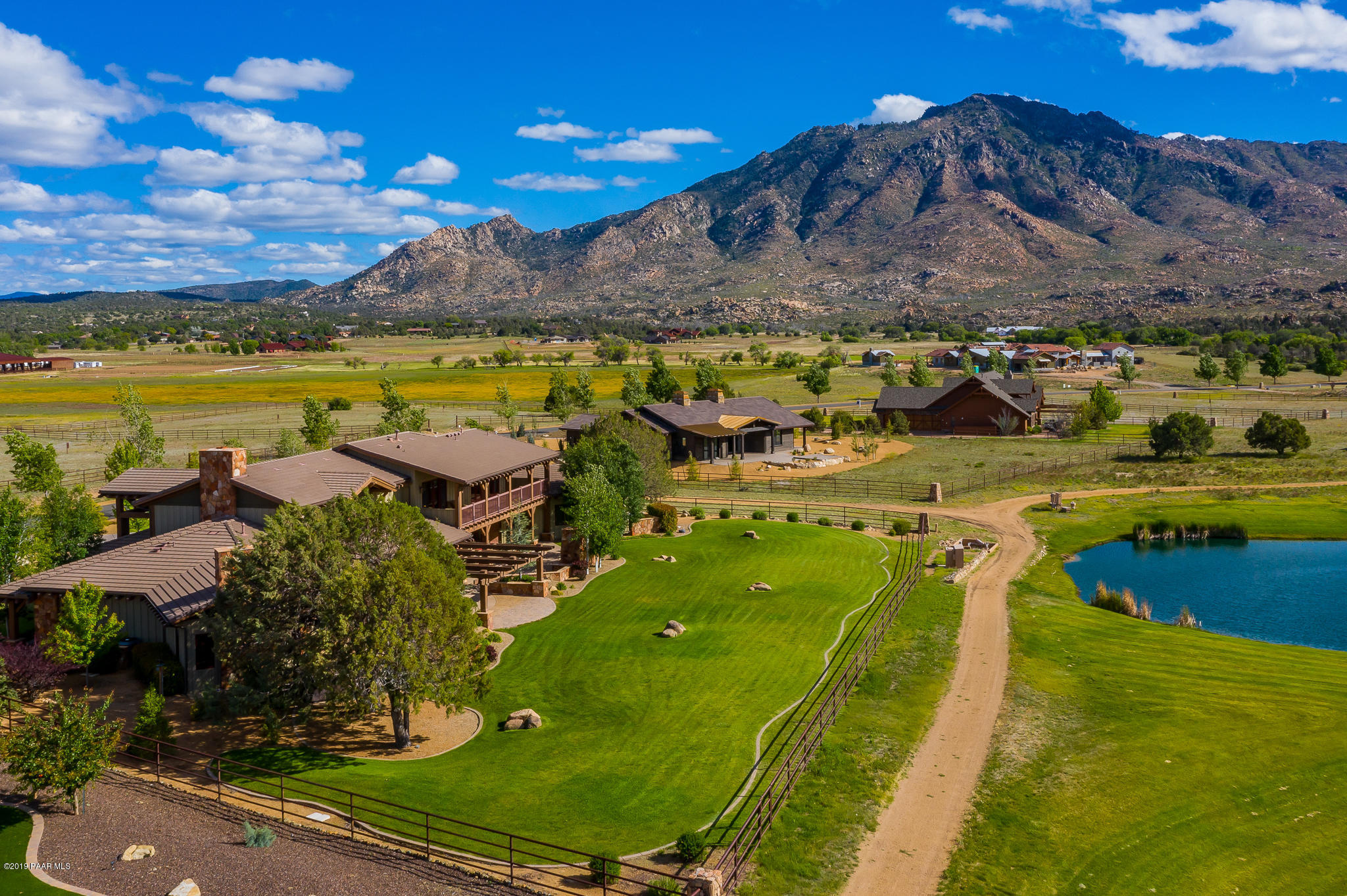 9120 North American Ranch Road Prescott, AZ 86305 - Photo 39 of 66 03- Backyard Aerial