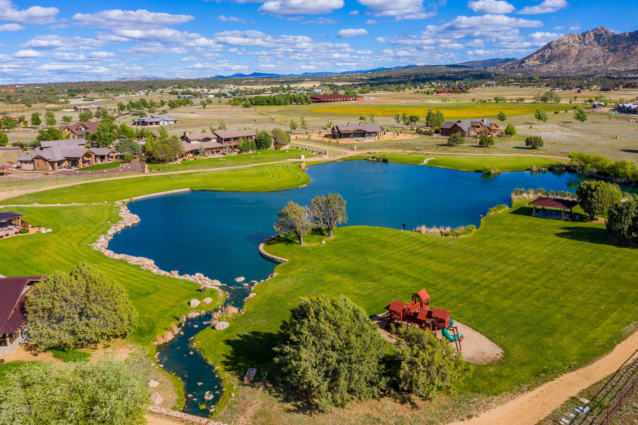 9120 North American Ranch Road Prescott, AZ 86305 - Photo 47 of 66 a view of a swimming pool with an ocean view