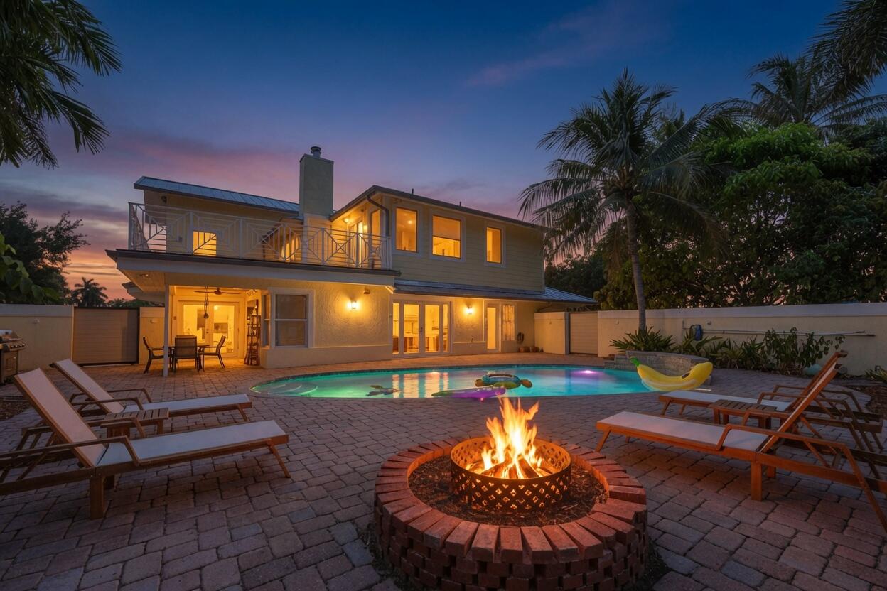 5844 Pinebrook Drive Boca Raton, FL 33433 - Photo 87 of 104 2 Pool-Backyard (2) Twilight