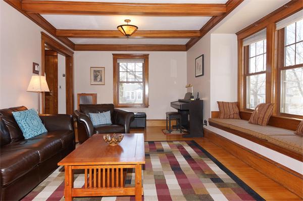 26 Jackson Road Medford, MA 02155 - Photo 3 of 25 a living room with furniture and wooden floor