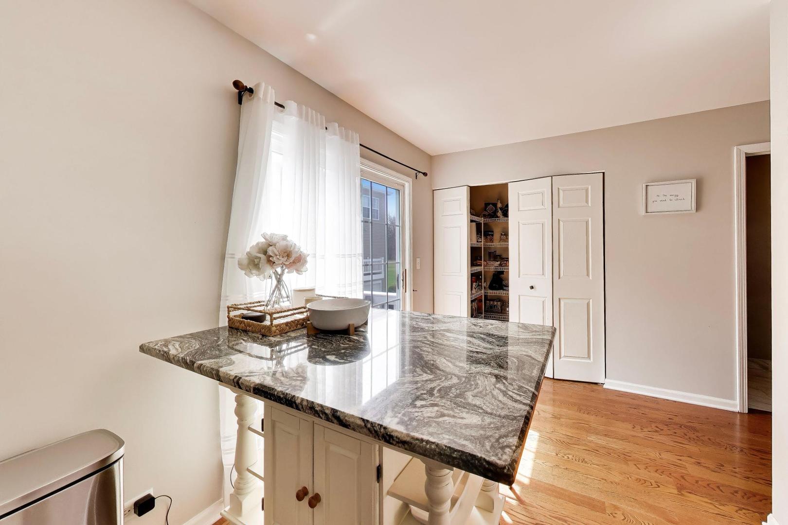 590 Triumph Court Hainesville, IL 60073 - Photo 11 of 25 a kitchen with granite countertop cabinets and window