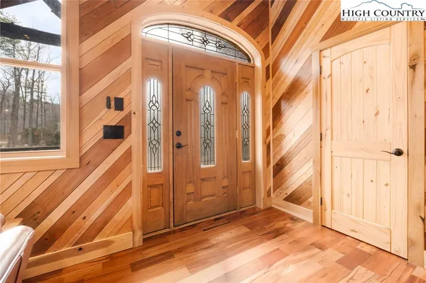 a view of a entryway door of the house