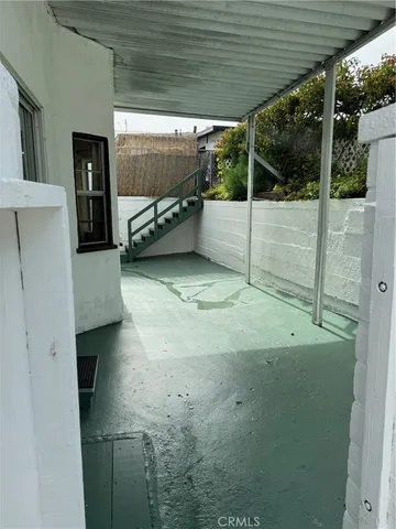 a view of outdoor space and porch