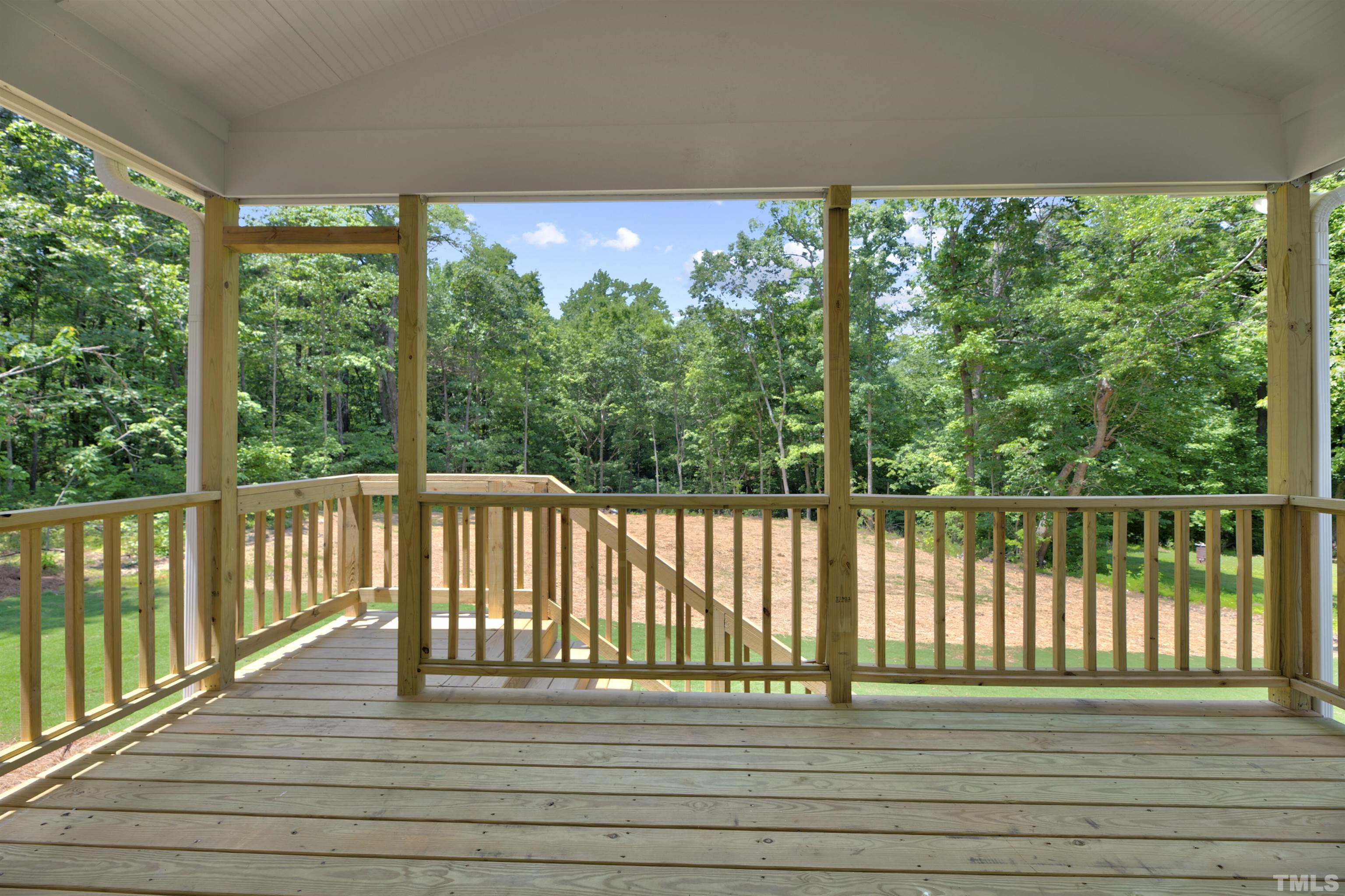 218 Hocutt Road Durham, NC 27703 - Photo 37 of 43 a view of balcony with wooden floor