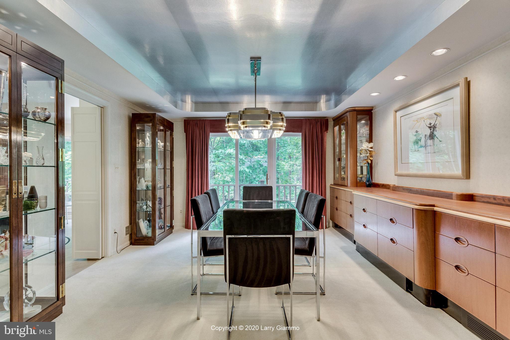 13720 Bridgewater Drive Silver Spring, MD 20904 - Photo 14 of 42 Dining room, with built-in cabinetry on right