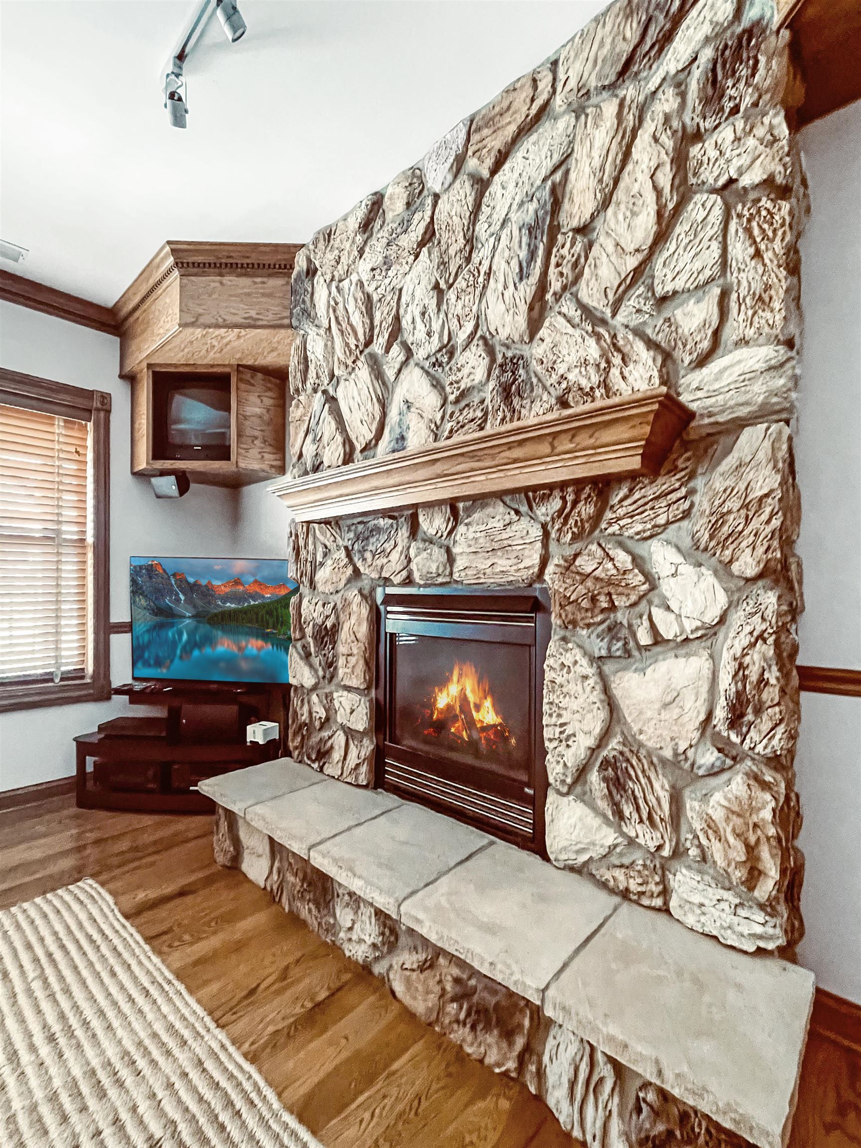 27-54 Ridgeview Drive Lake Carroll, IL 61046 - Photo 6 of 58 a living room with a fireplace and a fireplace