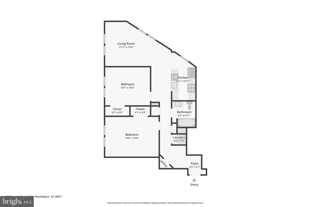 $335,000 | 1352 Longfellow Street Northwest, Unit 302, Washington, DC 20011