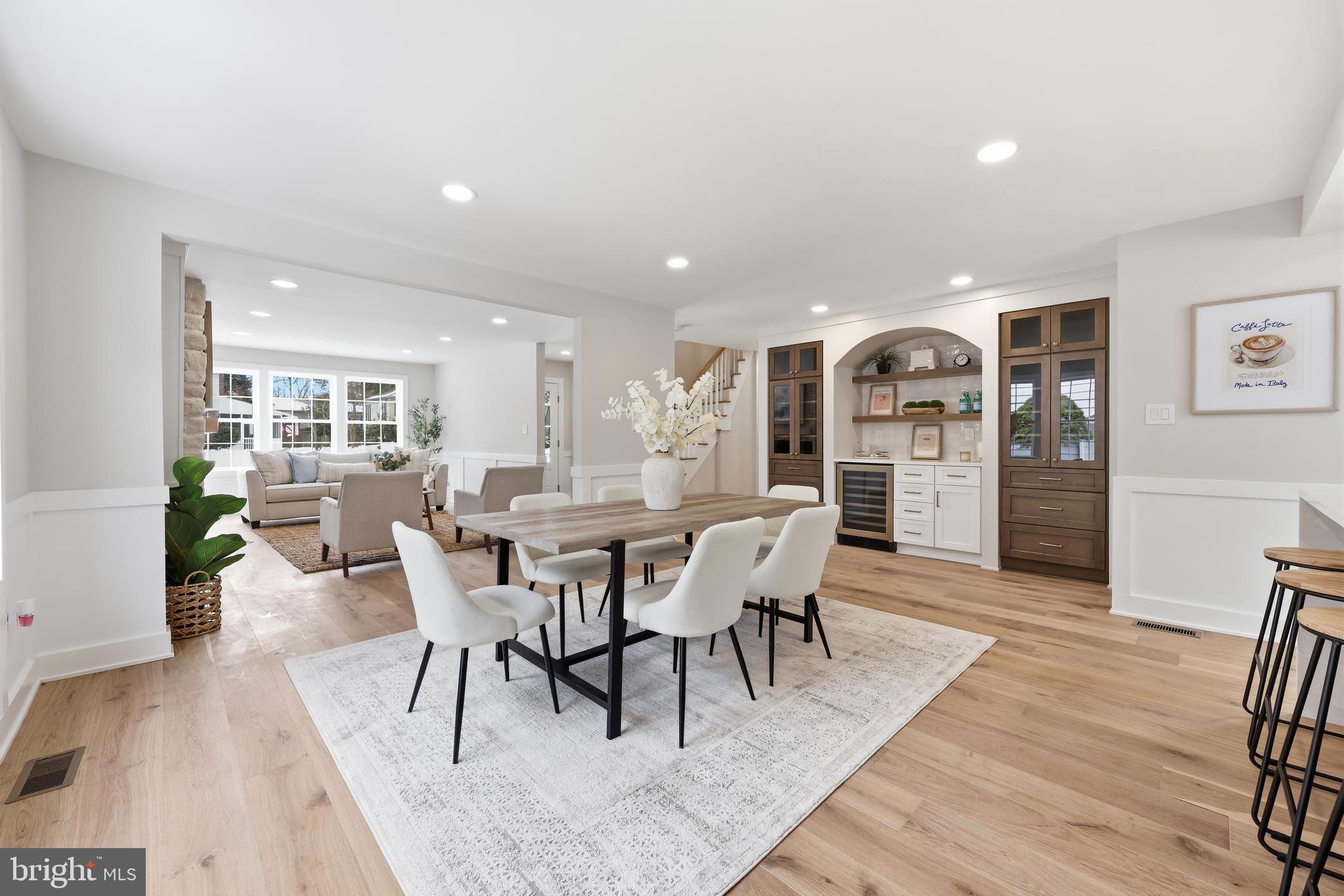615 Pardee Lane Haddonfield, NJ 08033 - Photo 12 of 37 a view of a dining room with furniture and wooden floor