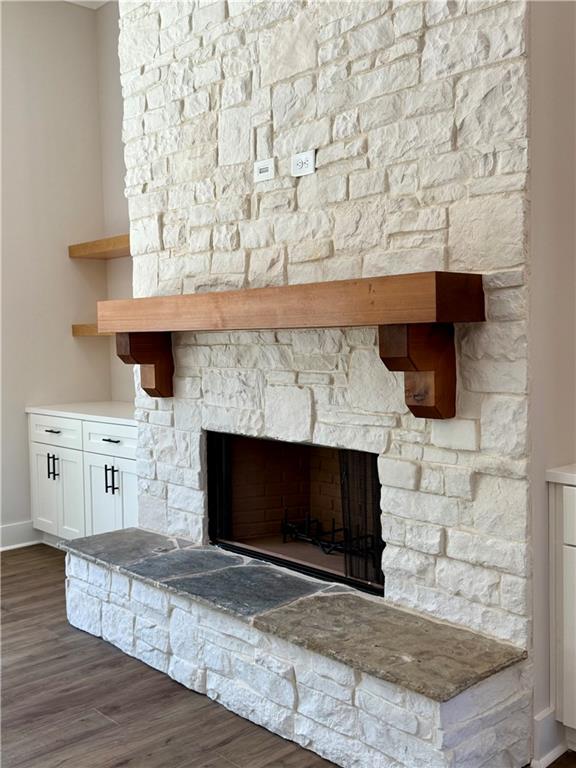 141 Palisade Drive Rydal, GA 30171 - Photo 13 of 50 a fireplace with wooden floor