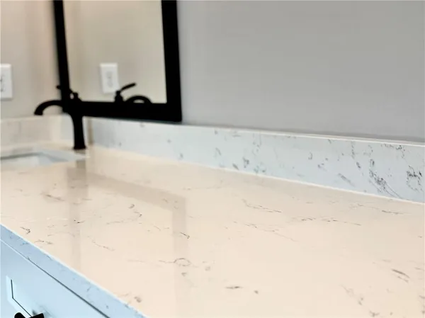 a close view of sink and tap