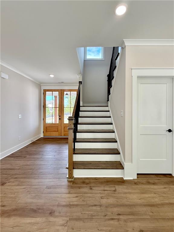 141 Palisade Drive Rydal, GA 30171 - Photo 36 of 50 a view of a room with wooden floors and stairs