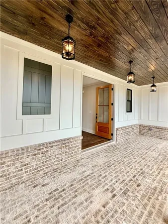 a view of a porch