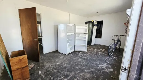 a view of a storage in a room