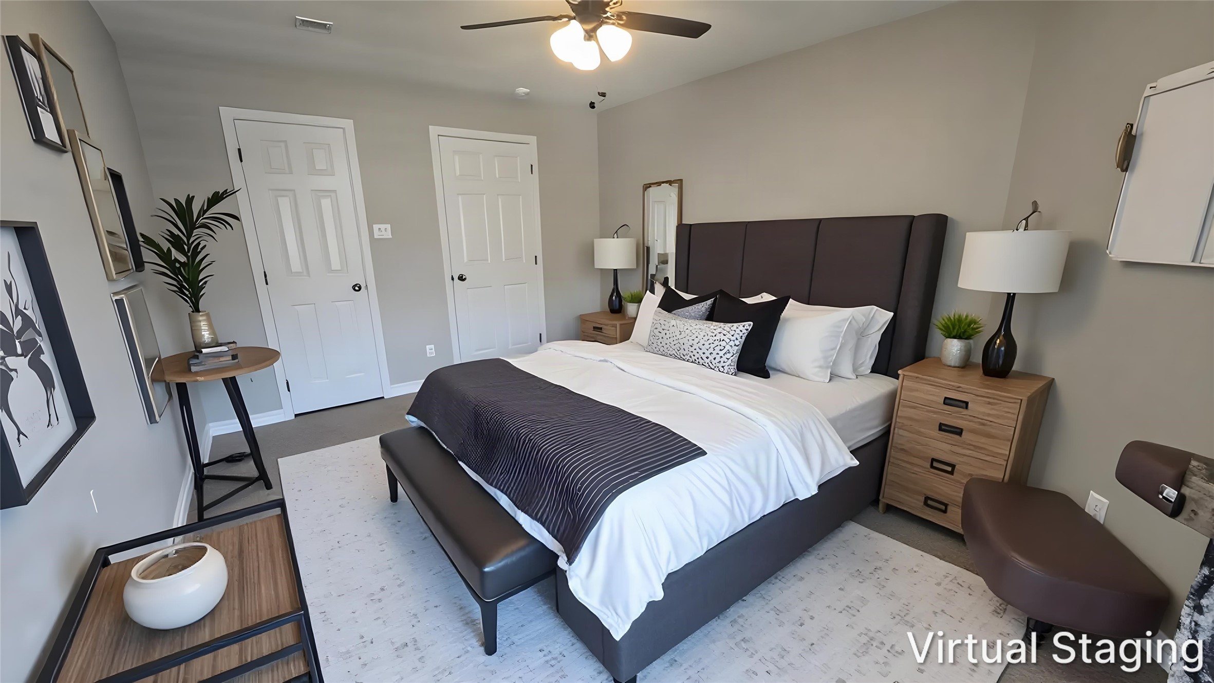 8787 Brae Acres Road, Unit 808 Houston, TX 77074 - Photo 12 of 19 Virtually staged - Secondary room