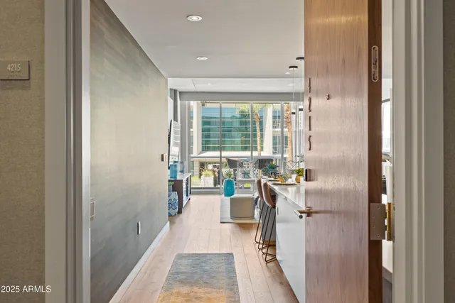 a very nice looking room with a large window