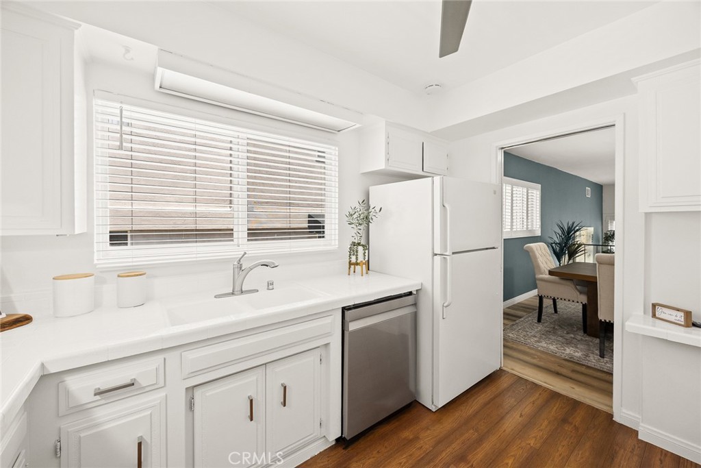 591 Fairview Avenue Arcadia, CA 91007 - Photo 8 of 20 a kitchen with a sink cabinets stainless steel appliances and windows