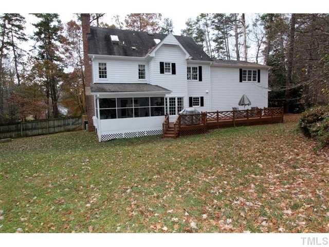 12016 Deer Run Raleigh, NC 27614 - Photo 17 of 23 a view of a house with backyard and garden