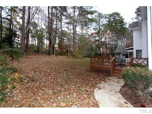 12016 Deer Run Raleigh, NC 27614 - Photo 20 of 23 a garden view with a seating space