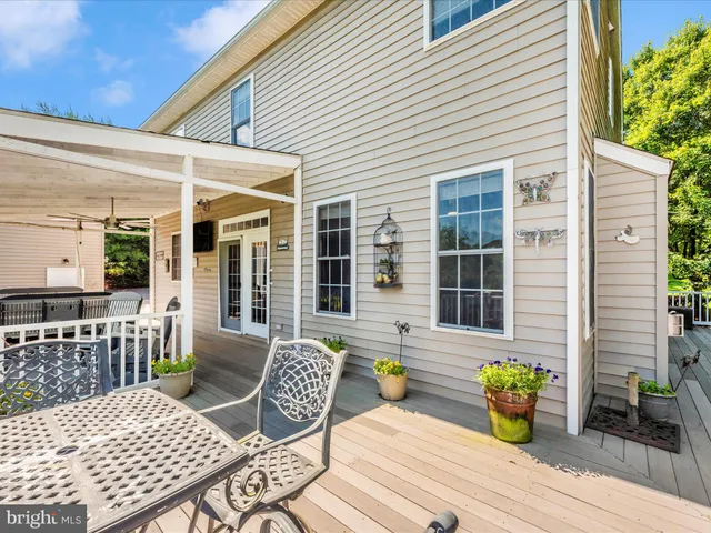 a view of balcony with deck