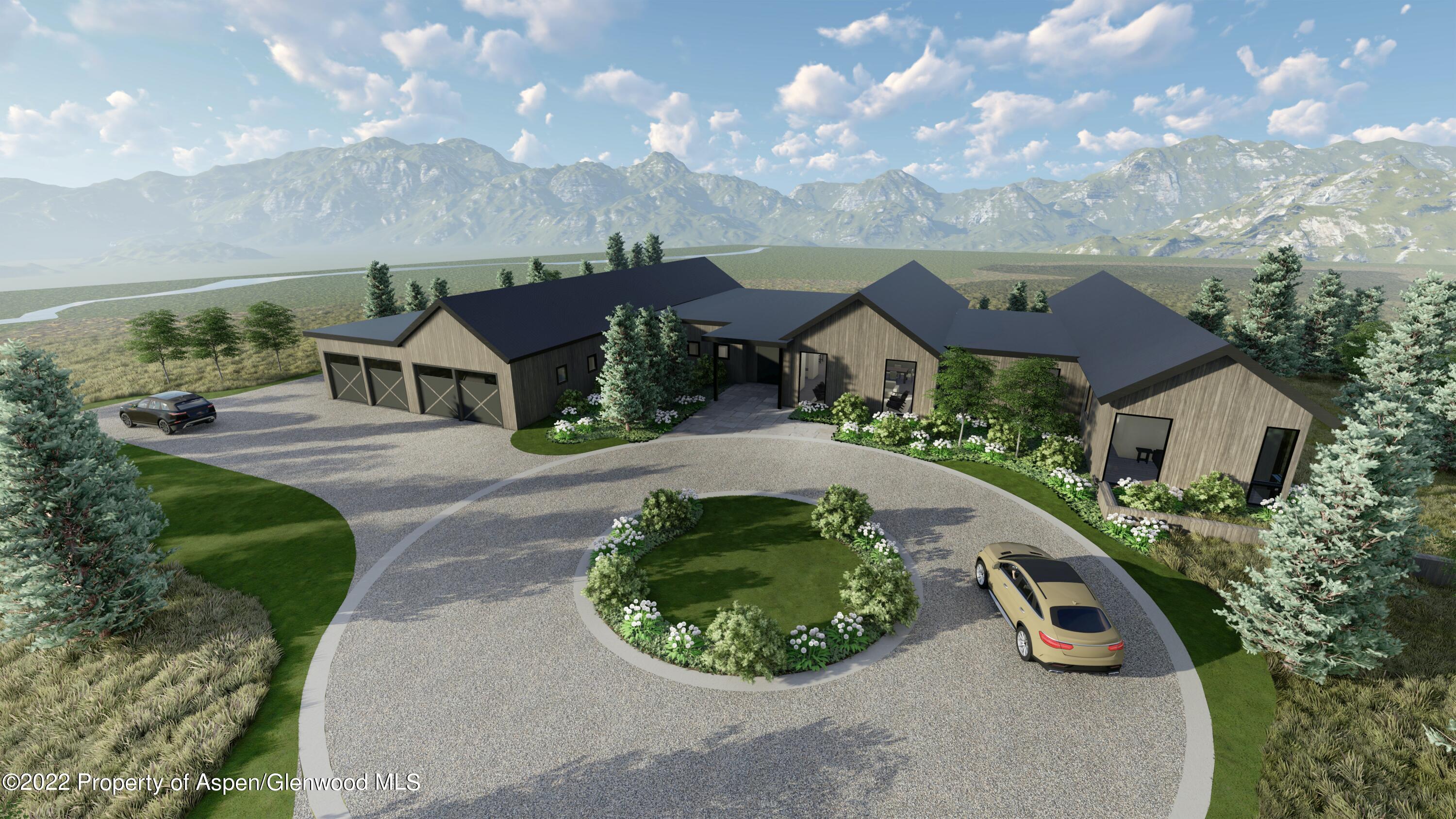 34 St Finnbar Farm Road Carbondale, CO 81623 - Photo 6 of 12 a front view of a house with a yard and garage