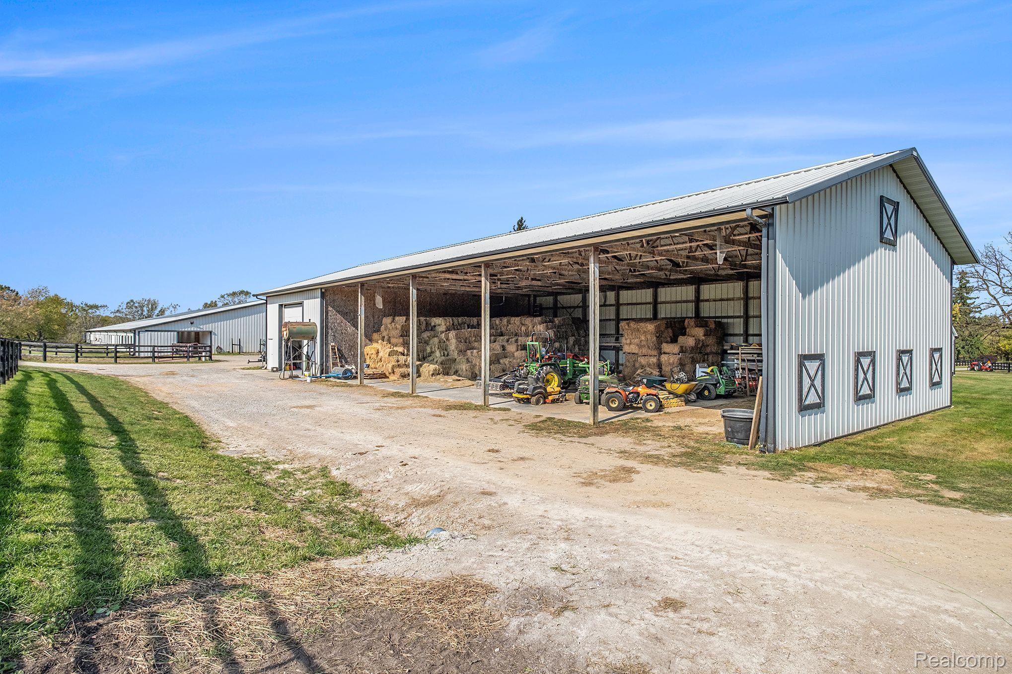 2208 East Dryden Road Metamora, MI 48455 - Photo 79 of 98 Utility barn for garage, storage, hay, equipment