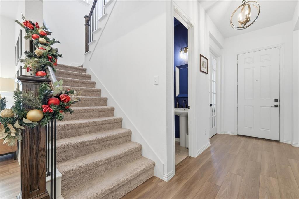 2331 Jack Rabbit Way Northlake, TX 76247 - Photo 8 of 39 a view of entryway with wooden floor