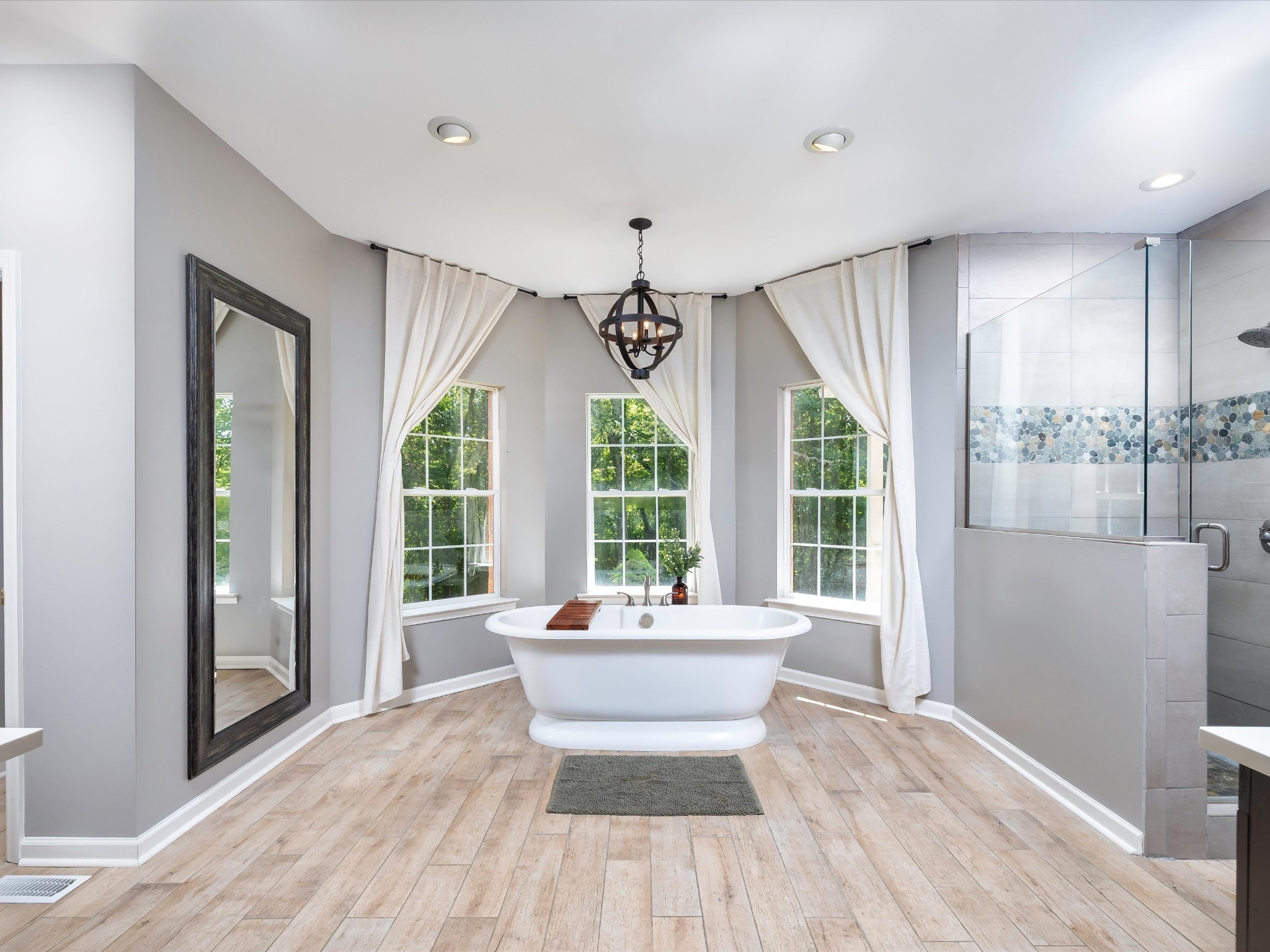 6480 Peytonsville-Arno Road College Grove, TN 37046 - Photo 40 of 96 a living room with furniture and a large window