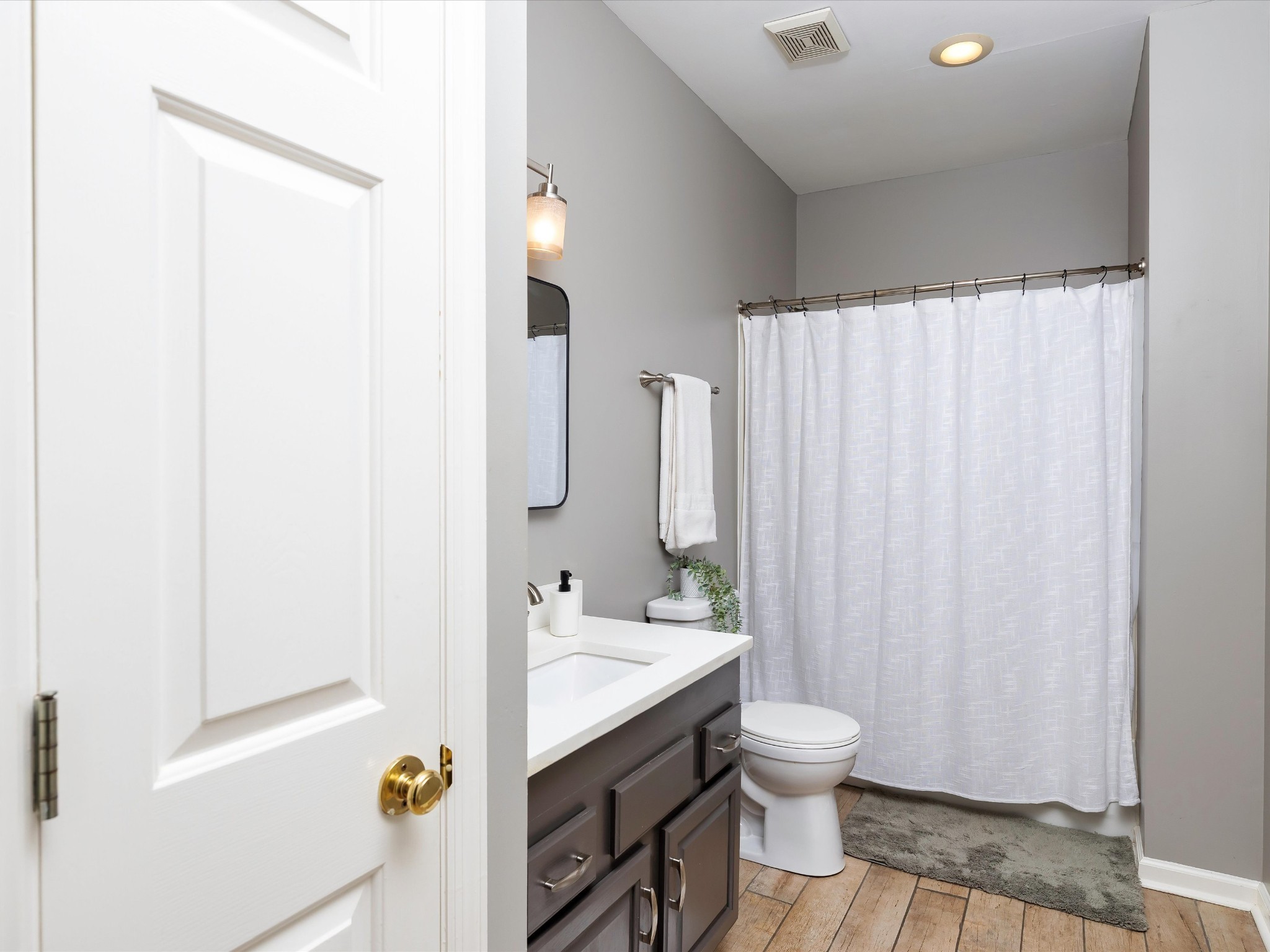 6480 Peytonsville-Arno Road College Grove, TN 37046 - Photo 43 of 96 a bathroom with a sink a toilet and shower