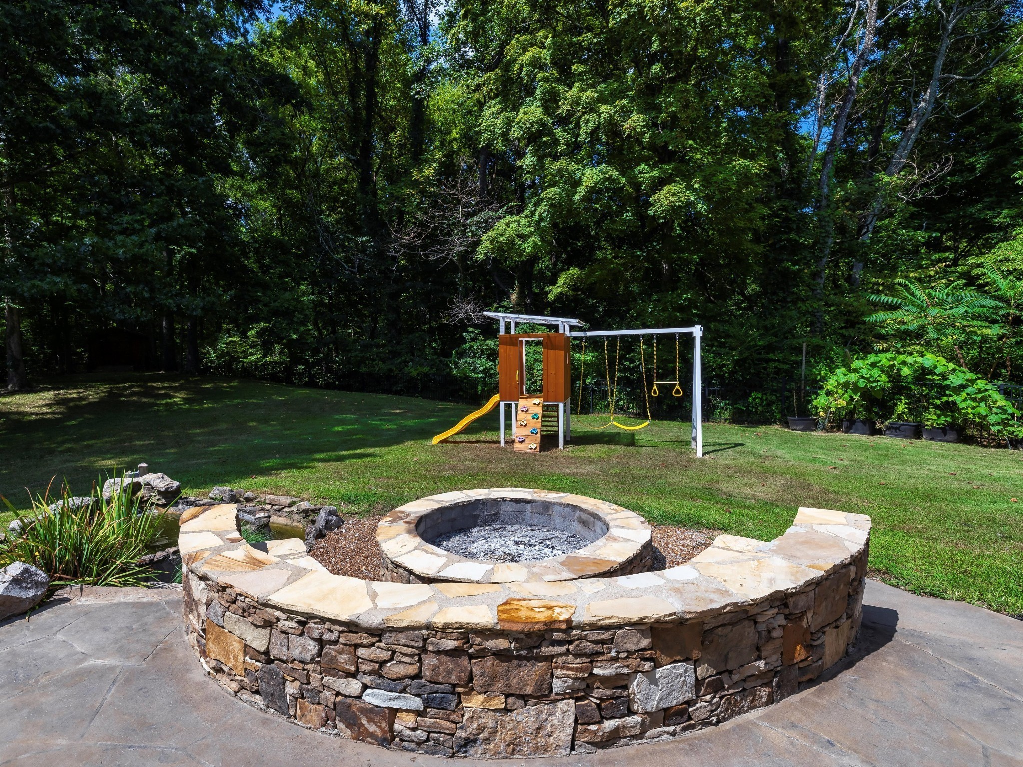 6480 Peytonsville-Arno Road College Grove, TN 37046 - Photo 64 of 96 a view of a wooden deck with a yard