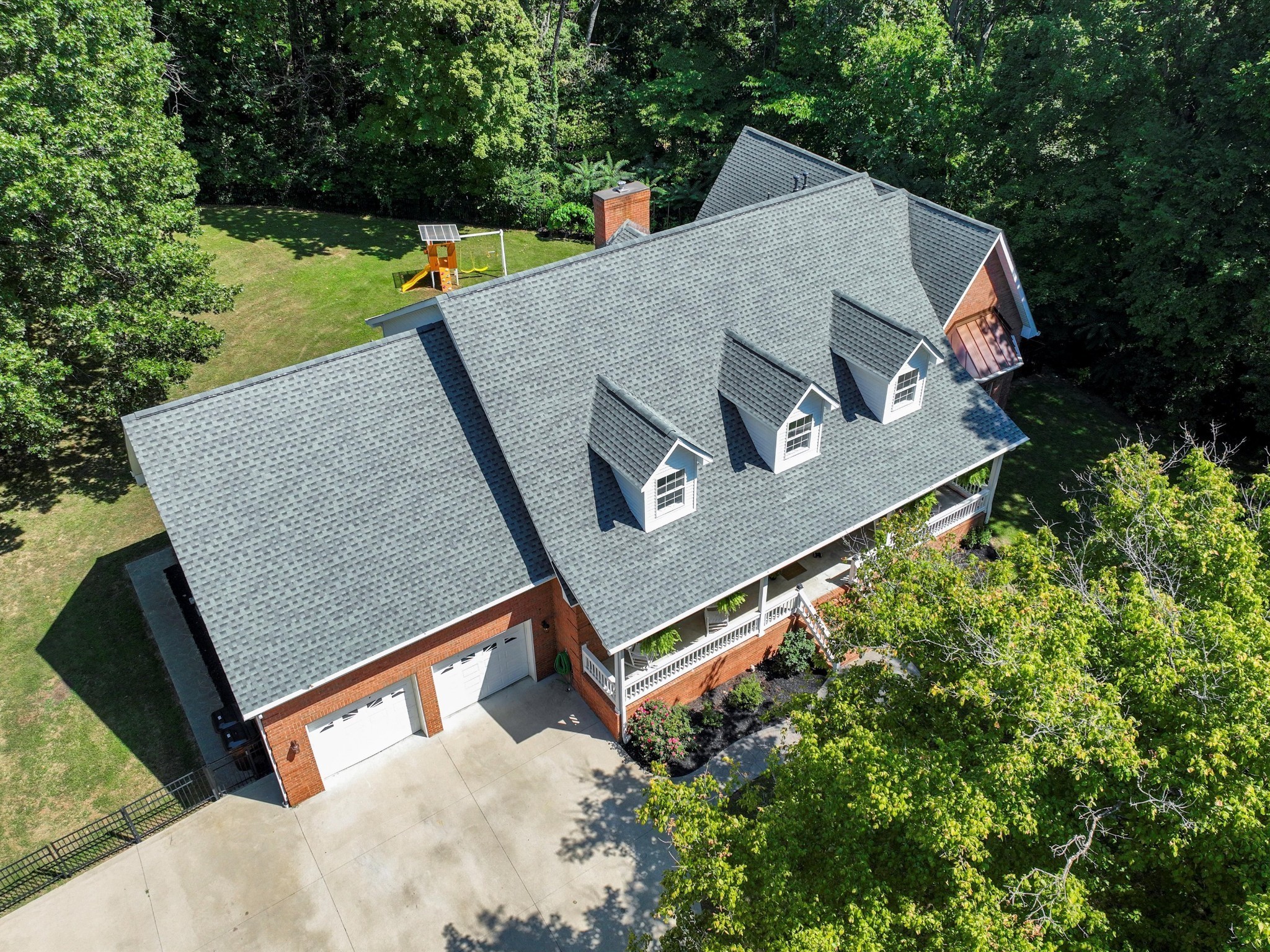 6480 Peytonsville-Arno Road College Grove, TN 37046 - Photo 71 of 96 an aerial view of a house with a yard and street