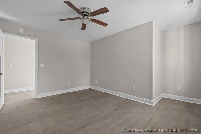 a view of an empty room