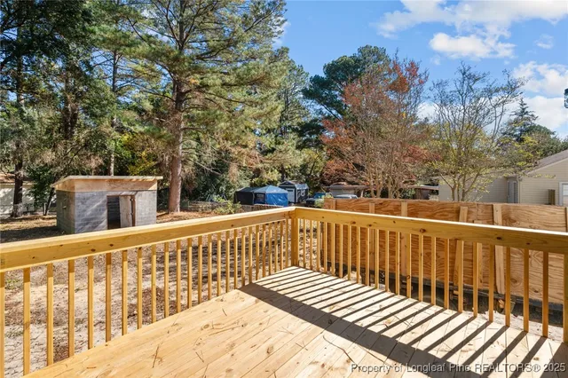 a view of a roof deck