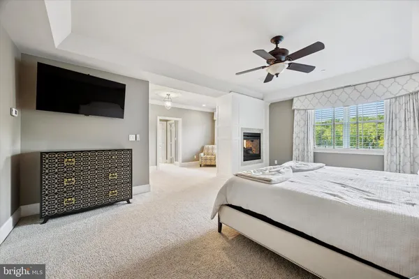 a view of swimming pool with a yard