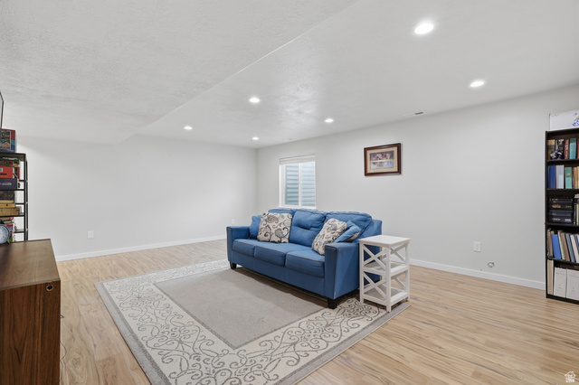 625 East 100 South Ephraim, UT 84627 - Photo 15 of 26 Spacious interior room featuring light wood-finish flooring, recessed lighting, and crisp white walls