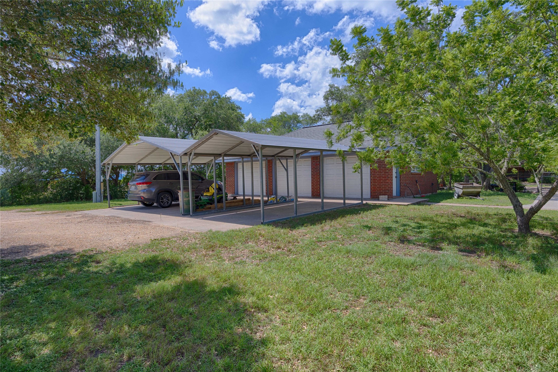 900 Schulze Road Muldoon, TX 78949 - Photo 37 of 47 a view of house with yard and entertaining space