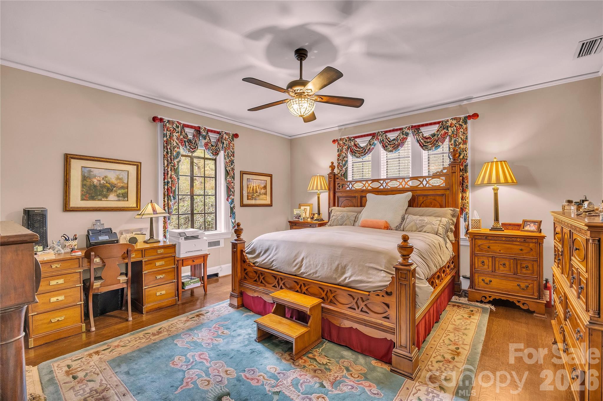 5510 South Main Street Salisbury, NC 28147 - Photo 25 of 43 a bedroom with natural light and wooden floor