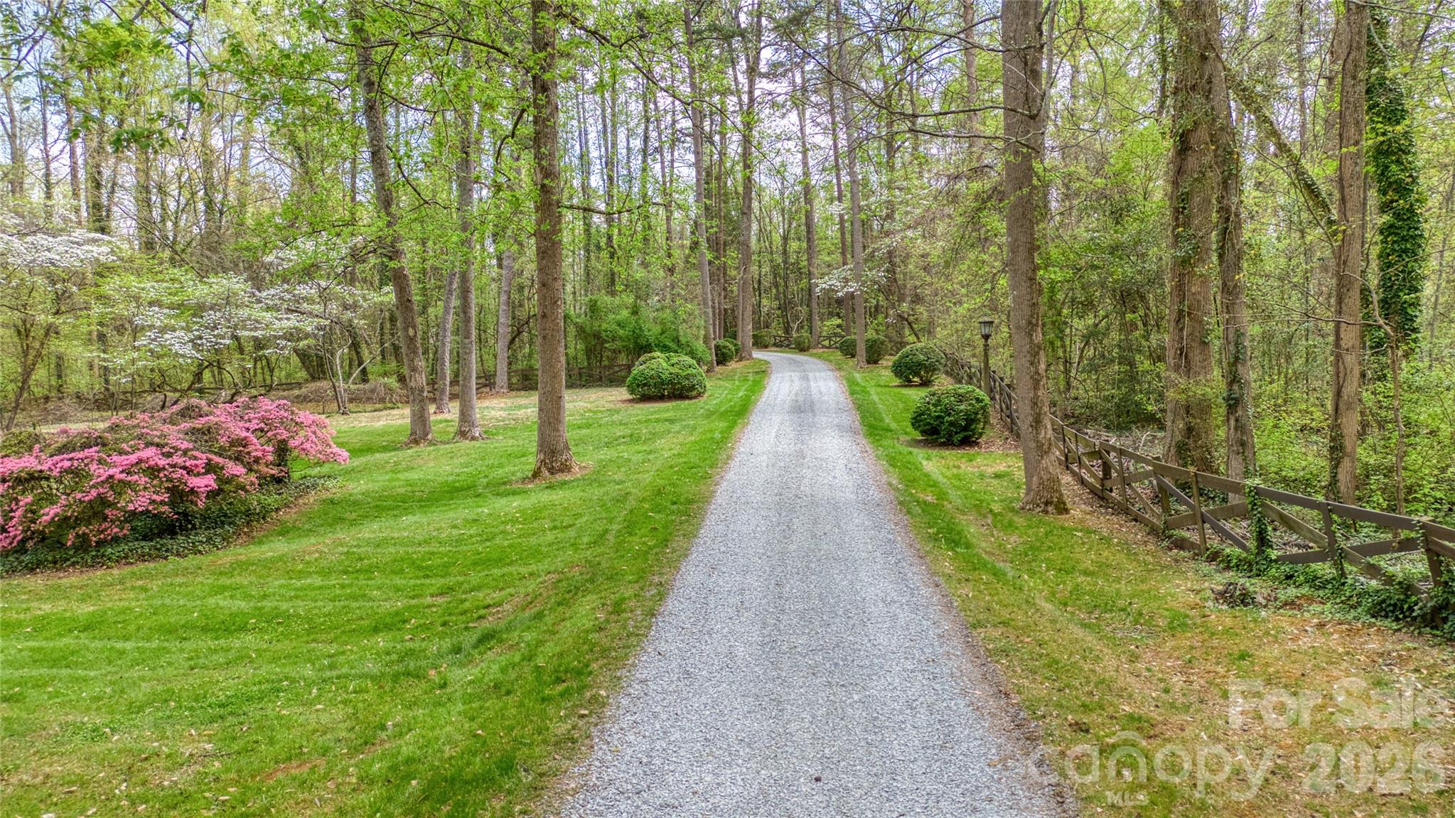 5510 South Main Street Salisbury, NC 28147 - Photo 38 of 43 a view of a garden with flowers and trees