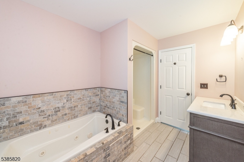 40 Castle Rock Road Lake Hopatcong, NJ 07849 - Photo 10 of 20 a bathroom with a tub sink and mirror
