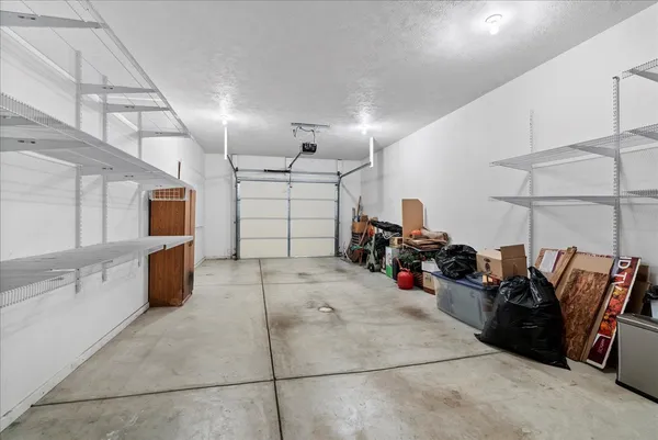 a view of a storage room