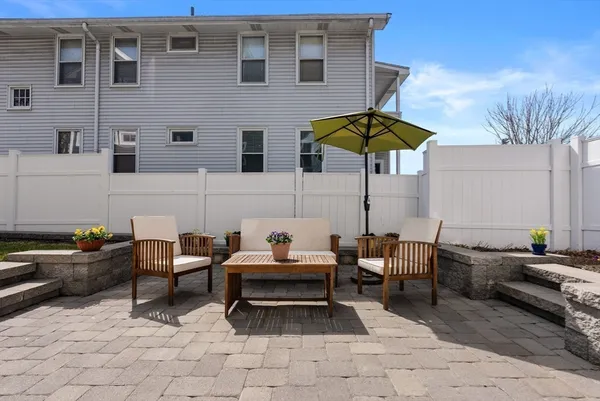 a outdoor space view with a sitting space