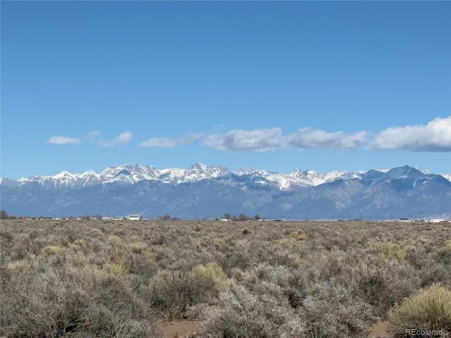 an aerial view of mountain and tree